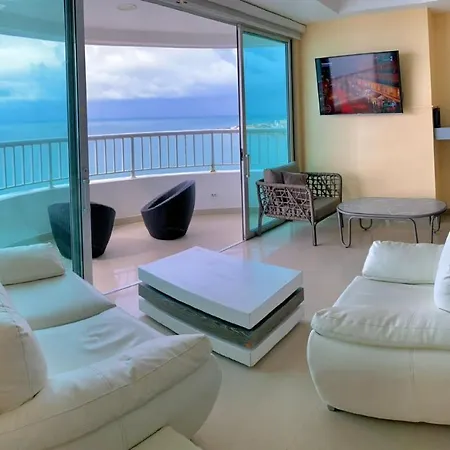 Apartamento P32 Frente Al Mar Con Balcon Aire Acondicionado Y Wifi Cartagena